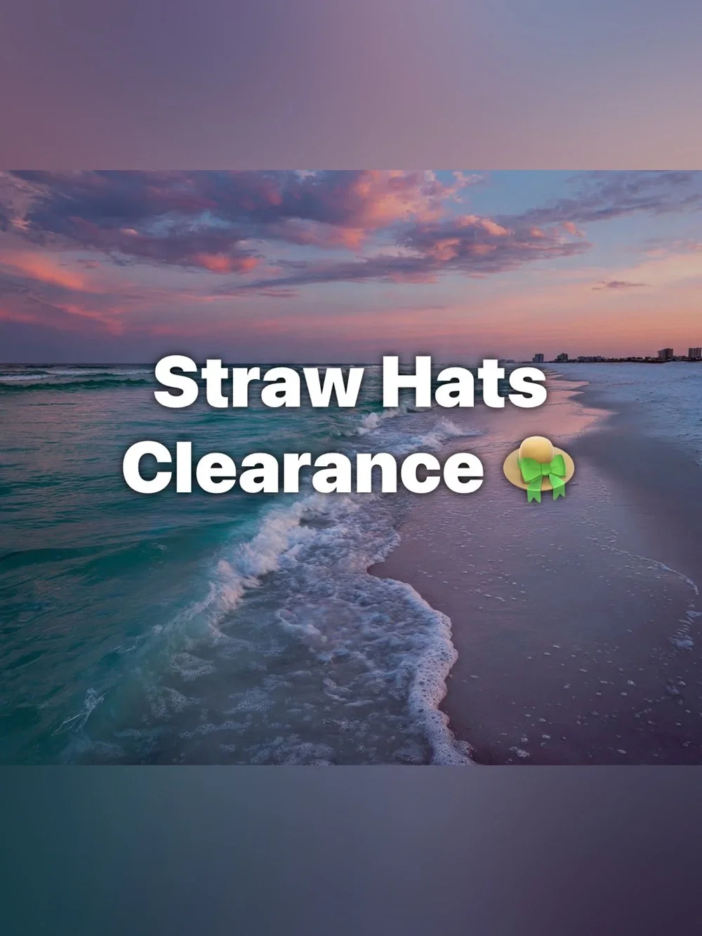 Straw Hats Clearance - Natural Straw Color